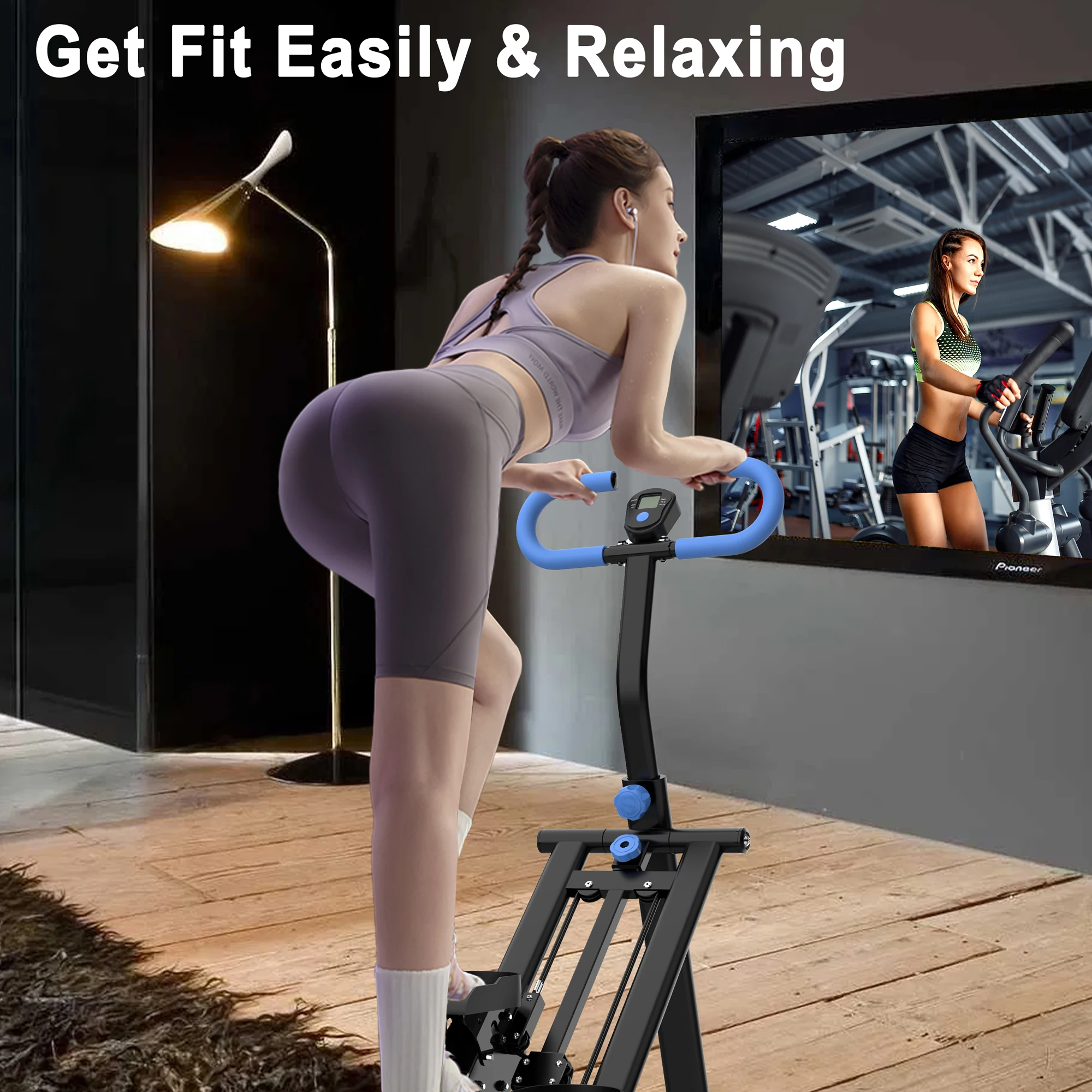 Sports Equipment Club - Vertical Climber Machine with Adjustable Resistance,