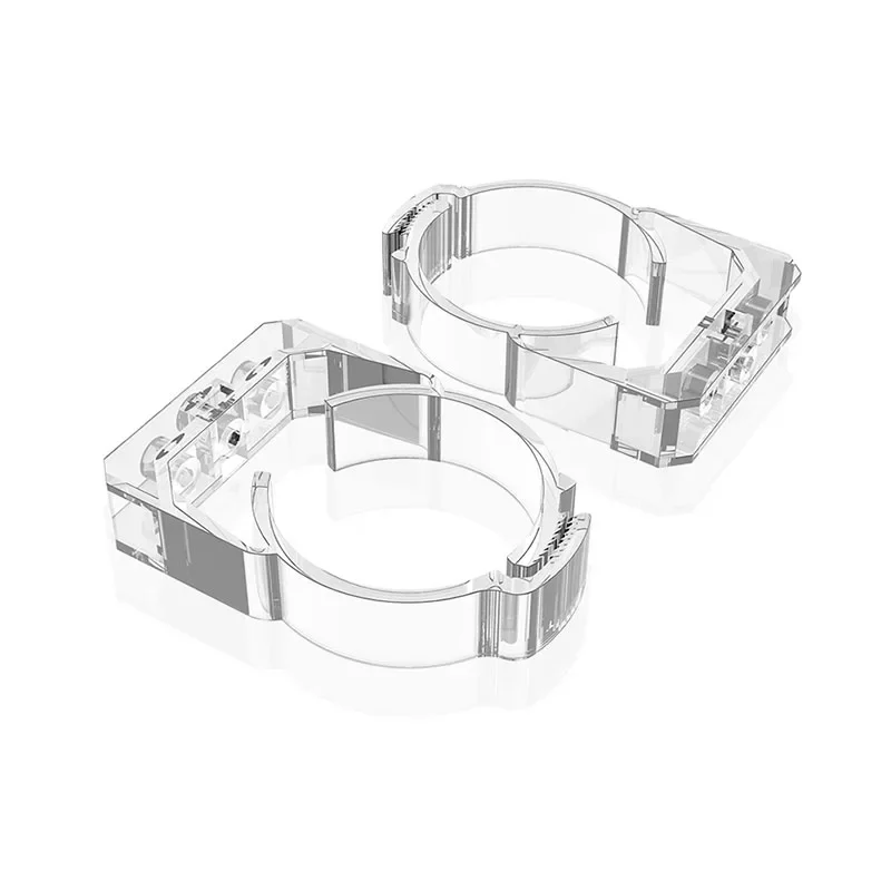 BYKSKI Transparent Water Tank Bracket Acrylic Clips for Diameter 60mm/65mm Reservoir /Water Tank Buckle To Help Tank Fixing - Image 5