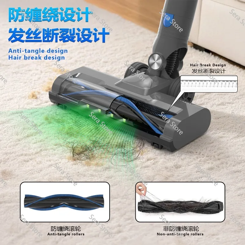 V10 vacuum cleaner, household brushless motor, powerful suction carpet, pet wireless handheld pole vacuum cleaner