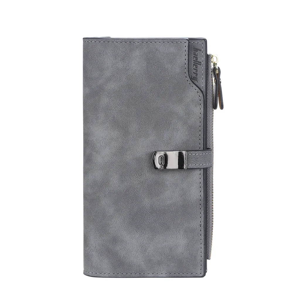 New Women's Wallet Korean Version 3 Fold and Multiple Card Slots Long Wallet Hand-held Bag