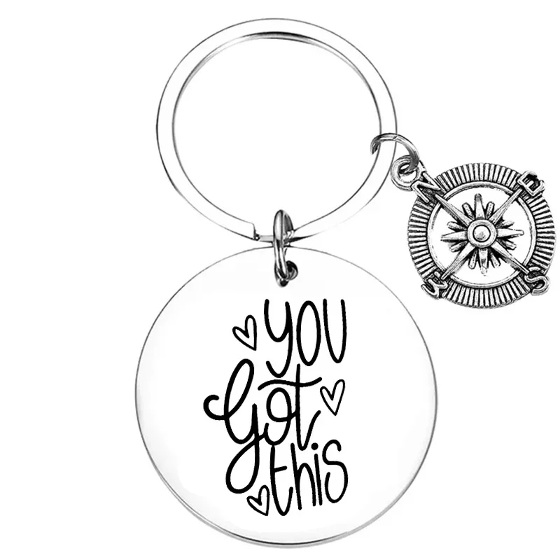 Live Your Dream Keychain Pendant Son Daughter Gift Key Chains Inspirational Gifts