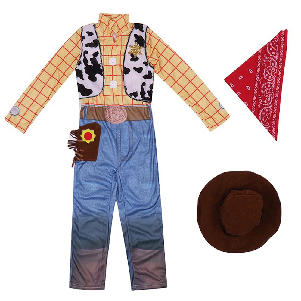 Costumes en jean d'Halloween pour enfants, tenues de personnage d'anime pour tout-petits, tenues de fête pour garçons et filles, costumes de performance de personnage