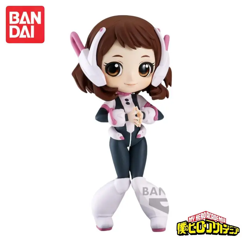 In Stock My Hero Academia Ochaco Uraraka Bandai Banpresto Q Posket Original Action Figure Figurine Ornaments Funko Pop