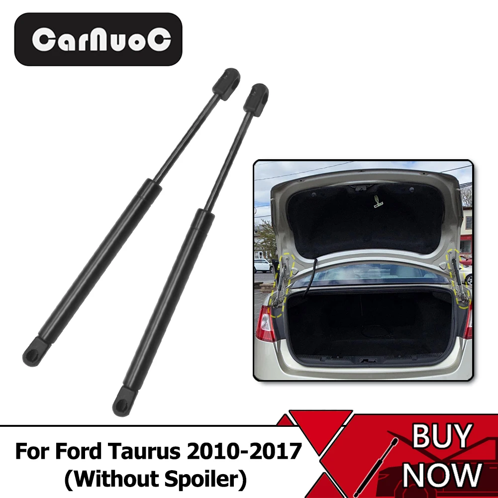2 uds para Ford Taurus 2010 2011 2012 2013 2014 2015 2016 2017 soportes de elevación de puerta trasera de maletero de coche amortiguadores de resorte de Gas