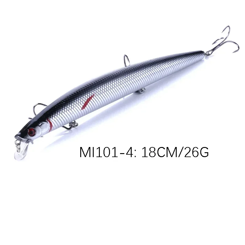 Suspending Minnow Sea Fishing Fishing Lures 18cm/24g Artificial Hard Bait Isca Pesca Wobbler Swimbait Ocean Beach Fishing