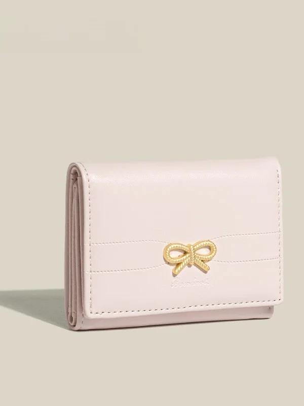 

Милый женский кошелек, корейский Sle с мультяшным принтом, кошелек для монет с несколькими слотами для карт, элемент с узлом, летнее новое поступление