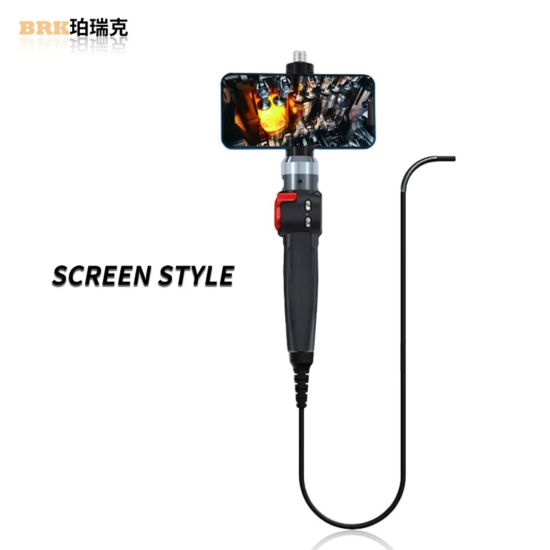 หน้าจอ IPS ขนาด 4.3 นิ้วกล้อง Endoscope อุตสาหกรรม IP67 PT-30 รถตรวจสอบ Borescope กันน้ําแข็งกล้องออโต้โฟกัส