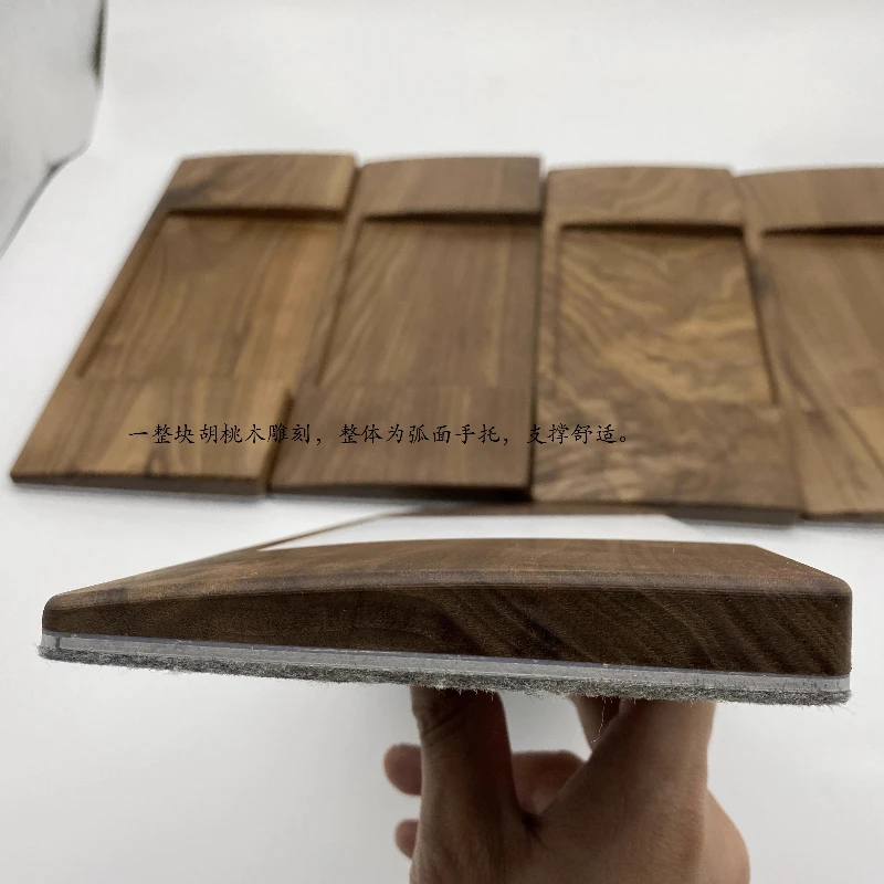 لوحة تتبع من الخشب الصلب وحامل لوحة المفاتيح 2 في 1 لقاعدة لوحة التتبع Imac وسادة معصم تدعم ملحقات لوحة المفاتيح HHKB FILCO #4