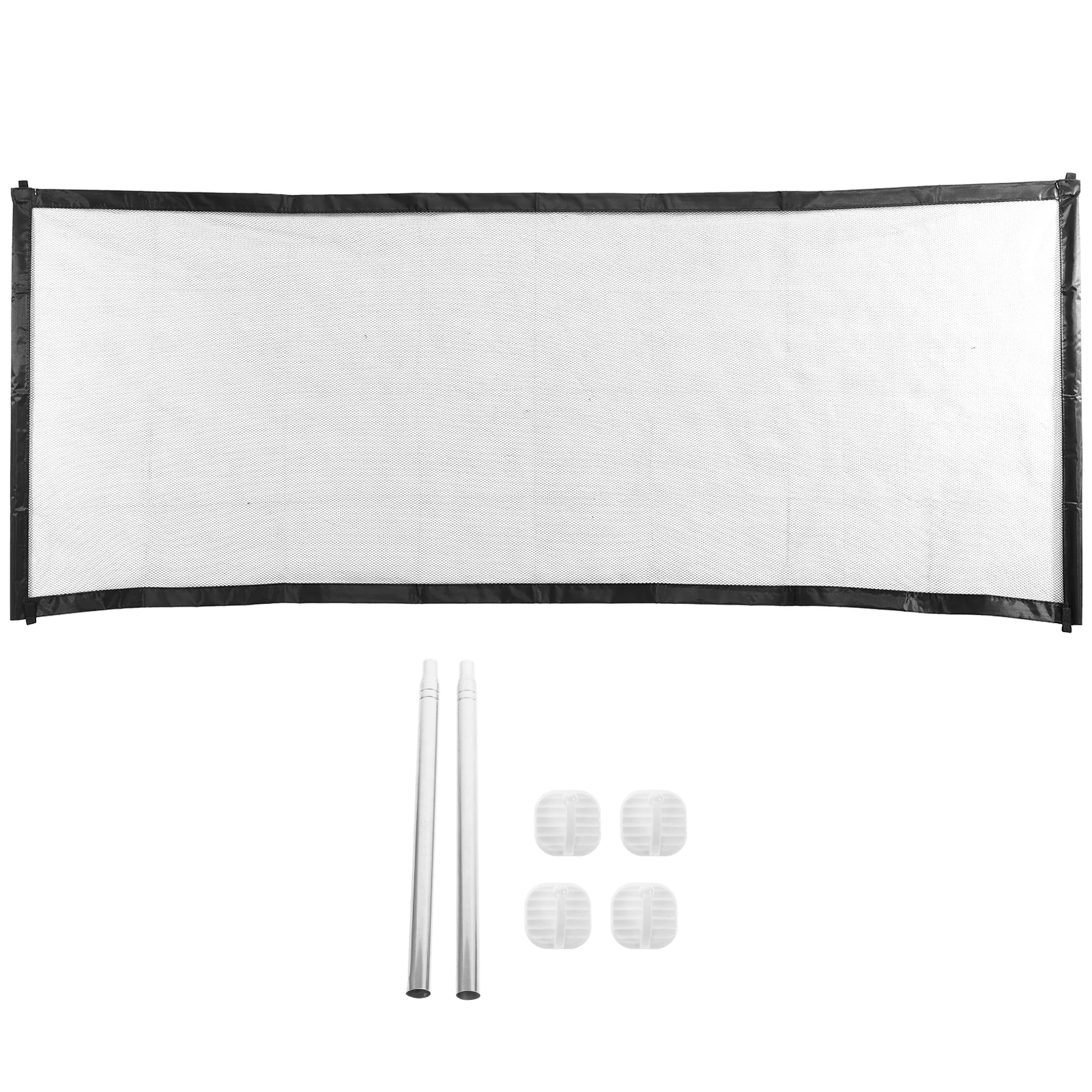 

1 Set 180x72cm General Pet Enclosure Fence Portable Assembled Dog Mesh Barrier Fence Safety Enclosure Net