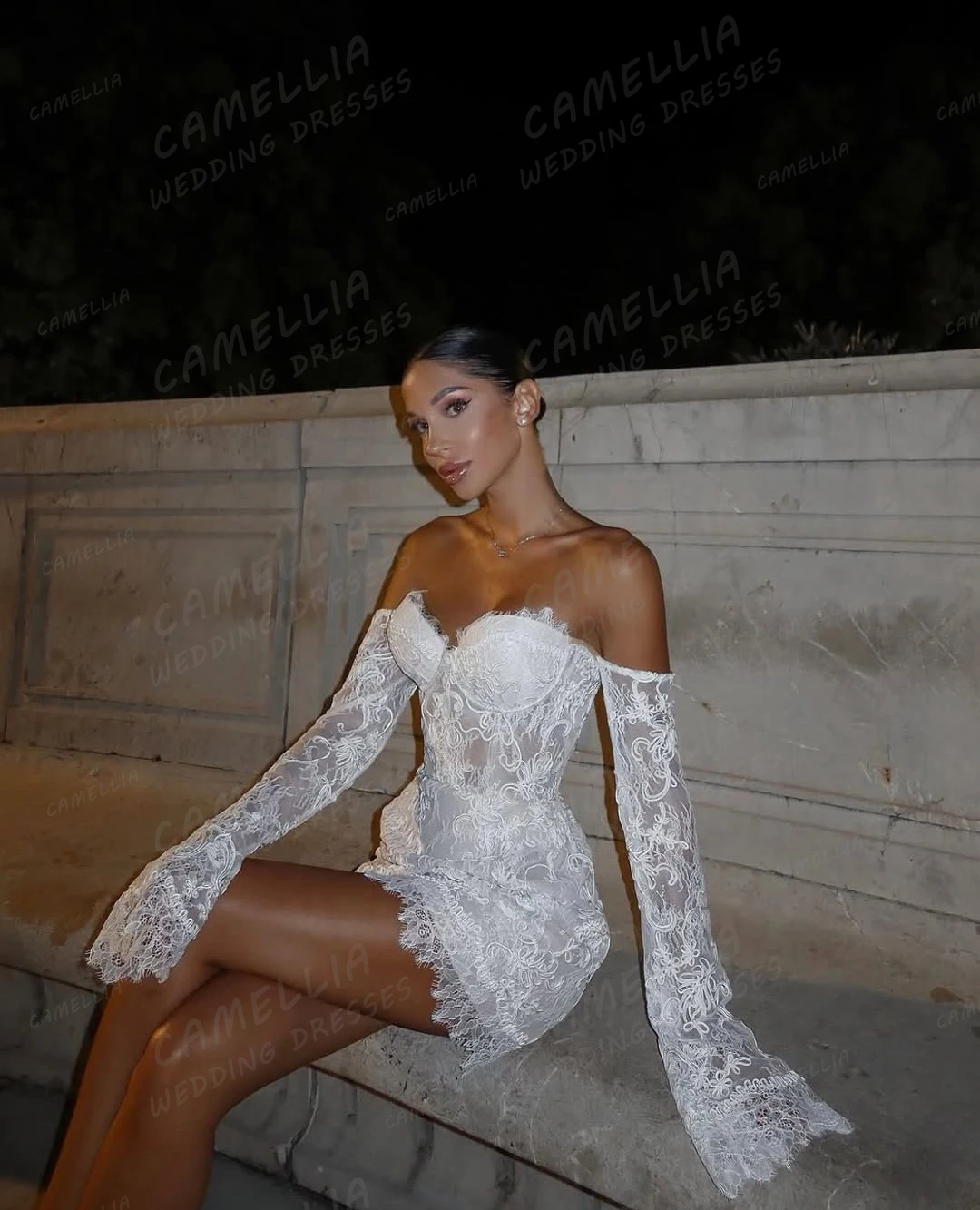 

Простые короткие свадебные платья, женские сексуальные кружевные платья русалки с милой аппликацией, свадебные платья принцессы, Vestidos De Novia по индивидуальному заказу