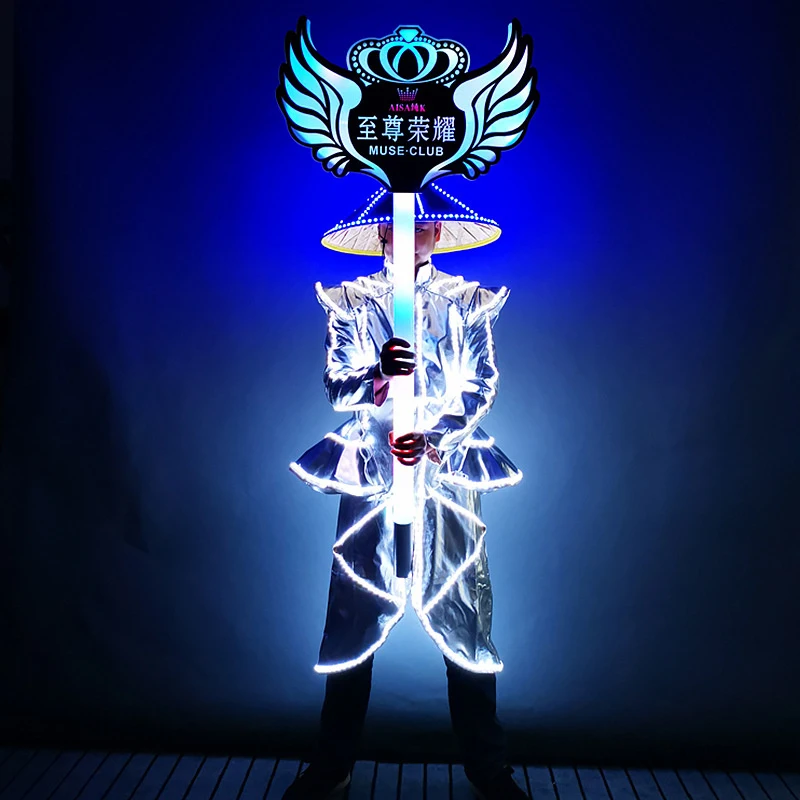 Bar Glowing Handheld Sign Supreme Glory Sign Glowing SignVIPGuiding Sign Champagne Scepter Executive toasts and raises a sign