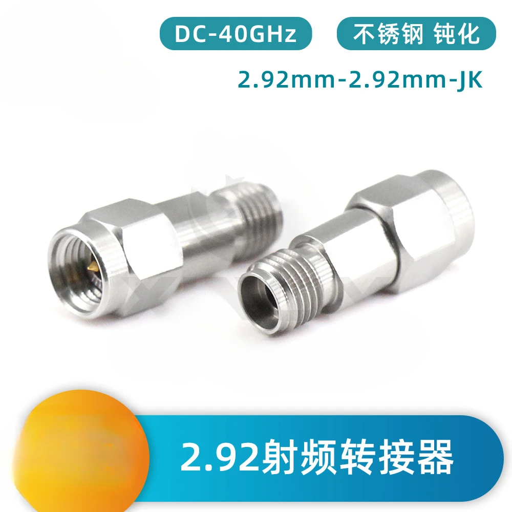 

RF Coaxial High-frequency Adapter 2.92 Revolving Female Connector Millimeter Wave Stainless Steel Conversion Head