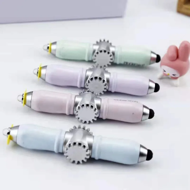 Fidget Spinner Roller LED Glowing Pen spinning EDC Stress Relief Toy Spinning Top Tip Gyro Relieve Anxiety Antistresse Children