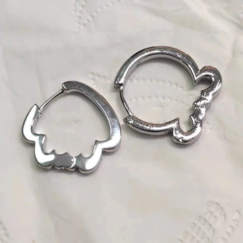 Juego Splatoon 3 calamar 925 pendientes de plata con forma de pulpo creativo pendientes geniales joyería Doujin regalos de disfraz para mujeres y niñas