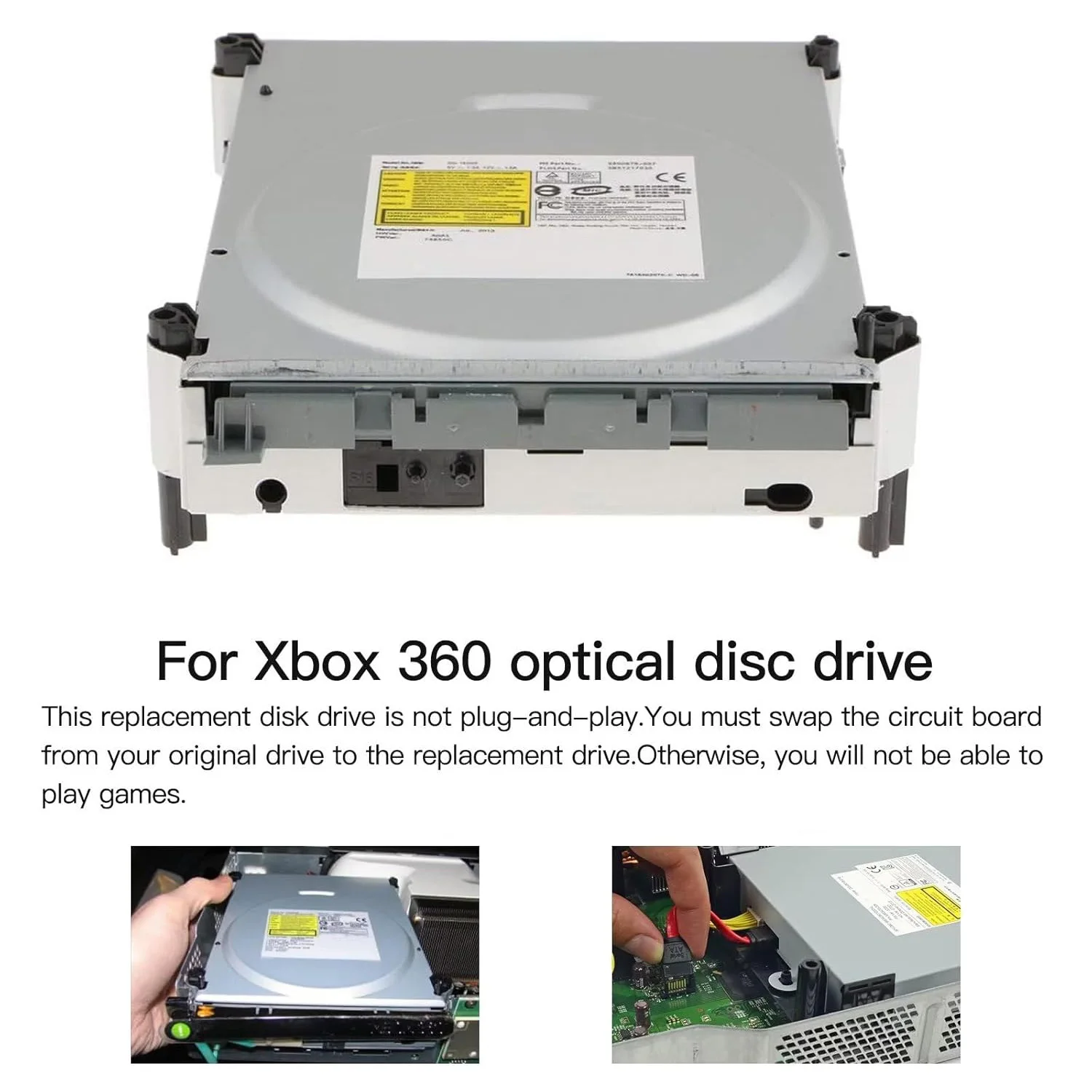 Optical Drive Lite-On DG-16D2S DG-16D2S-09C Drive For Microsoft For XBOX 360 For XBOX360 Can Read Various CDs