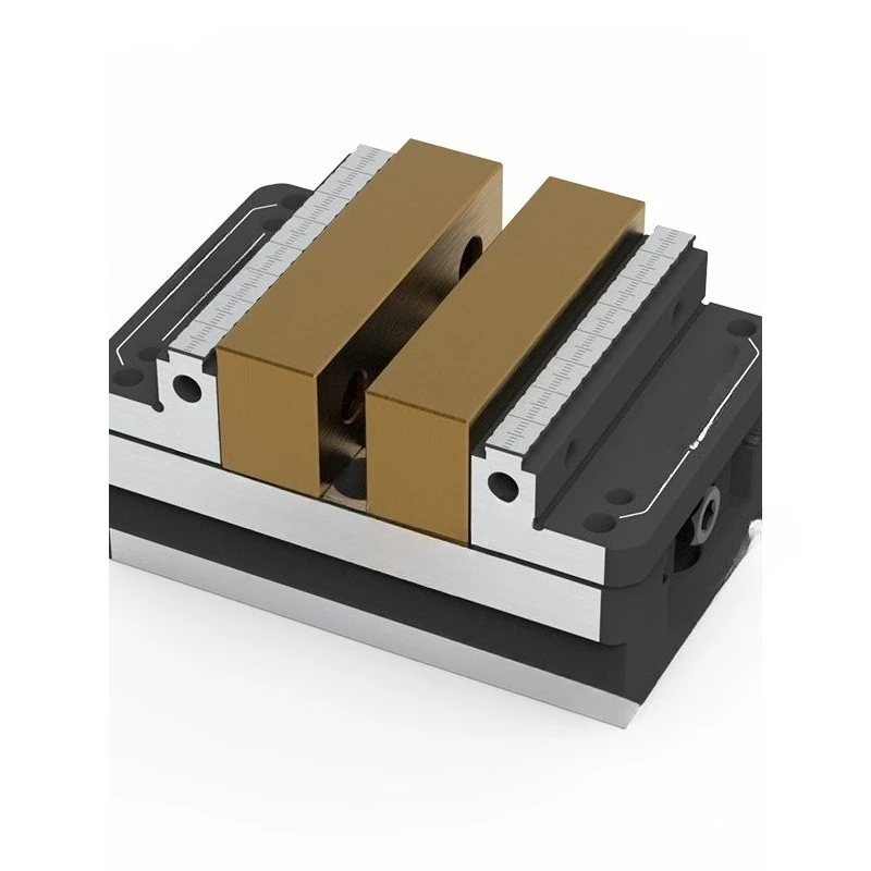 For four or five axis clamp self-centering vice front and back clamping two inches 3 4 5 6 7 8 inches