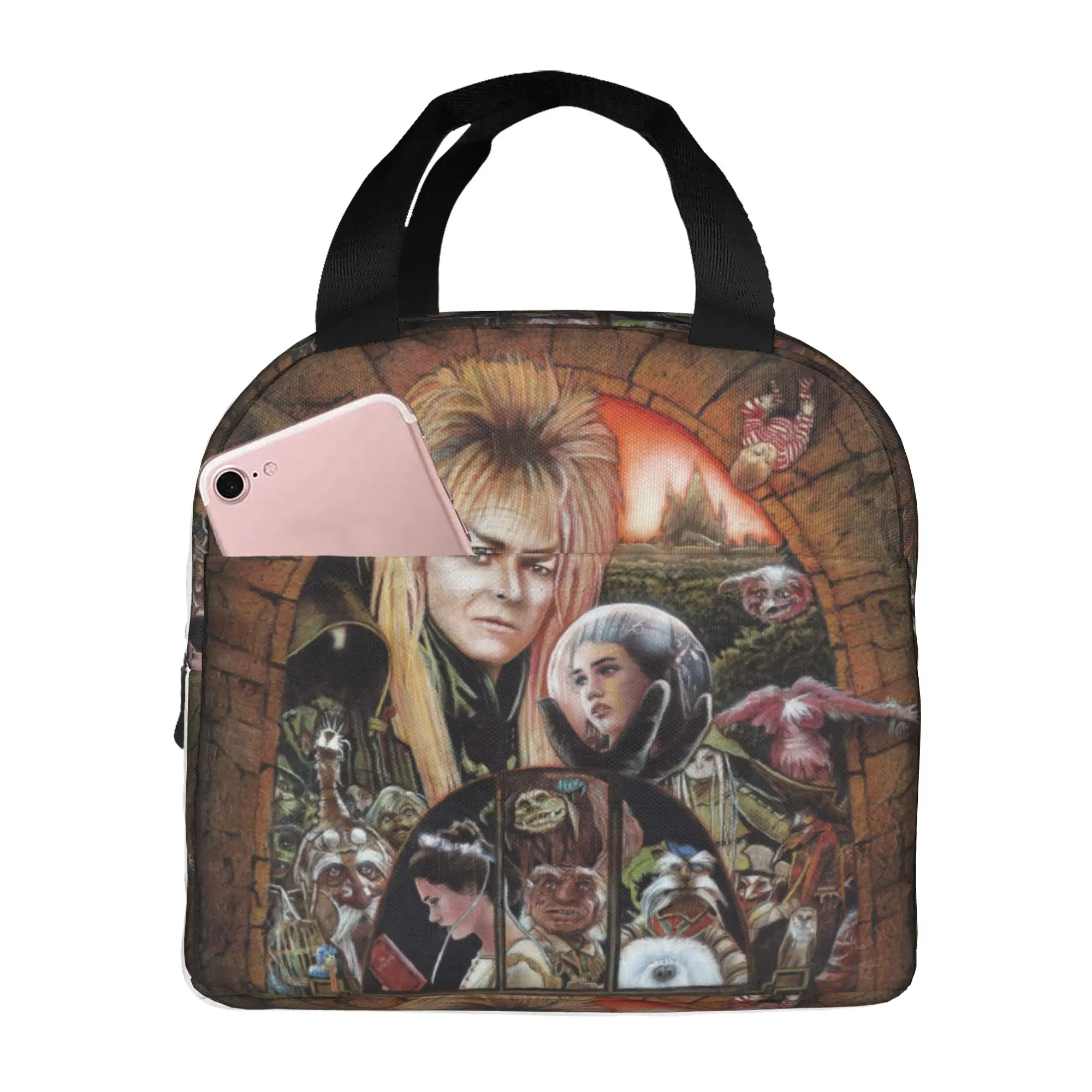 Fantasy Film L-Labyrinths Pencil Case for Boy Girl Big Capacity Jareth The Goblin King Pen Box Bag School Supplies