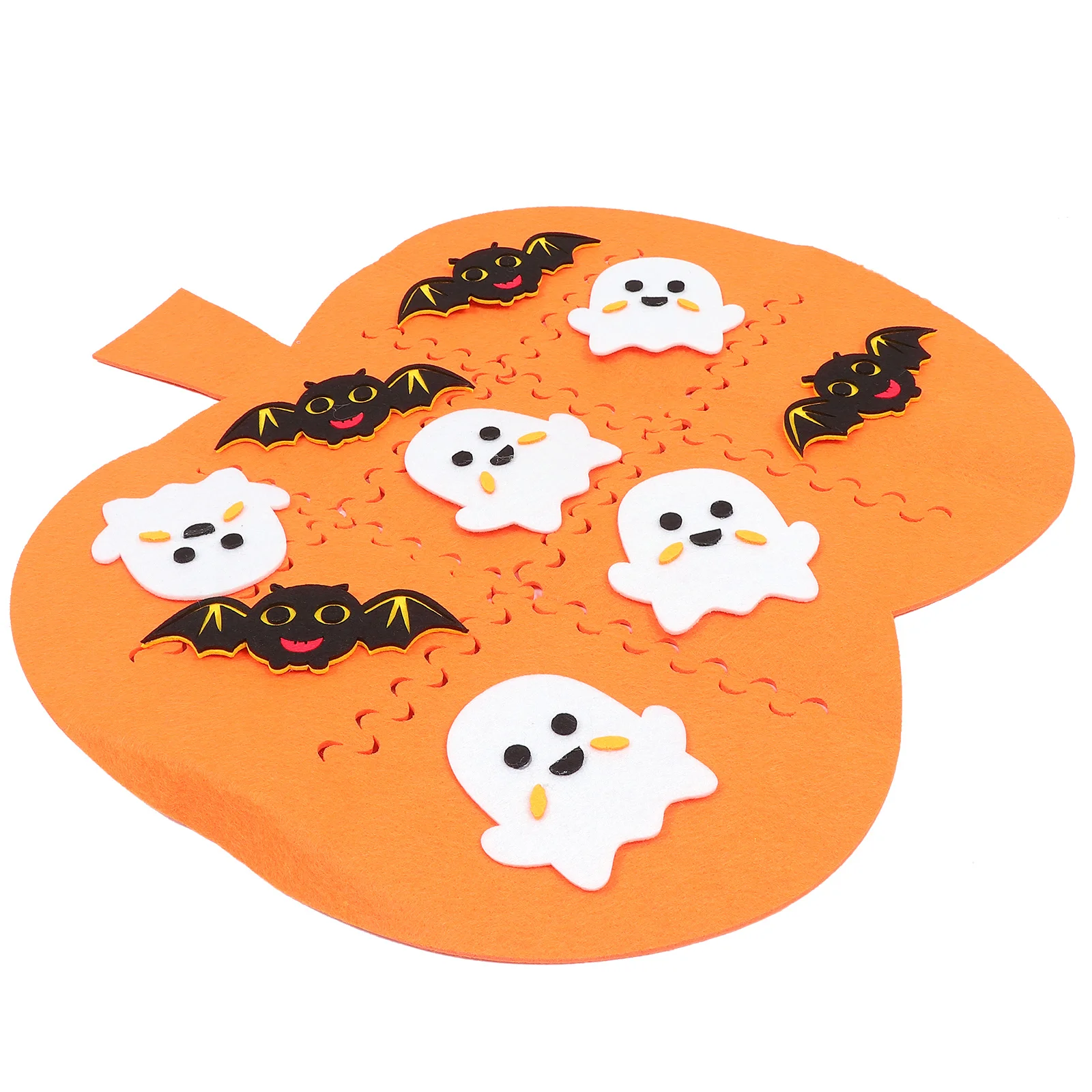 Planche de Puzzle d'halloween pour enfants, apprentissage cognitif, feutre, cadeau de fête de voyage, Design Compact et pliable, formes de chauve-souris fantôme