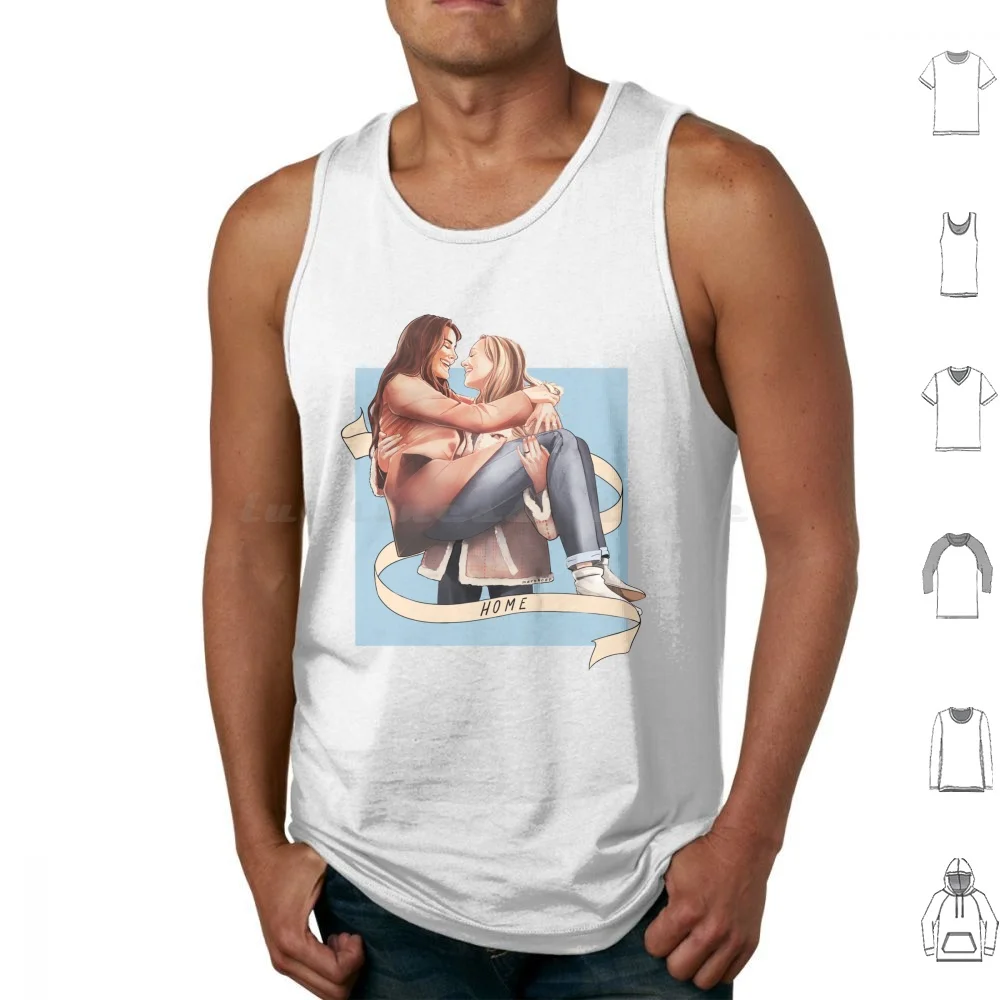 Marina-Home Tank Tops Print Cotton Station 19 Station19 Maya Bishop Carina Deluca Fanart