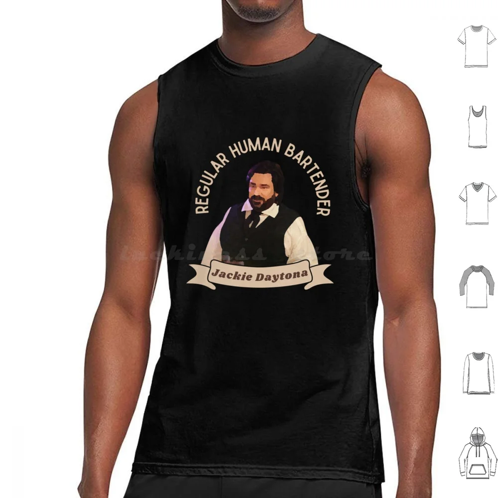 What We Do In The Shadows Regular Human Bartender Tank Tops Vest Sleeveless What We Do In The Shadows Laszlo Wwdits Vampires