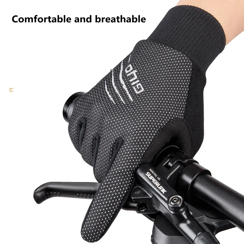 

GIYO S-25 Mountain Bike Winter Full Finger Glove Bicycle Windproof And Warm Gloves Breathable EIEIO Cycling Equipment