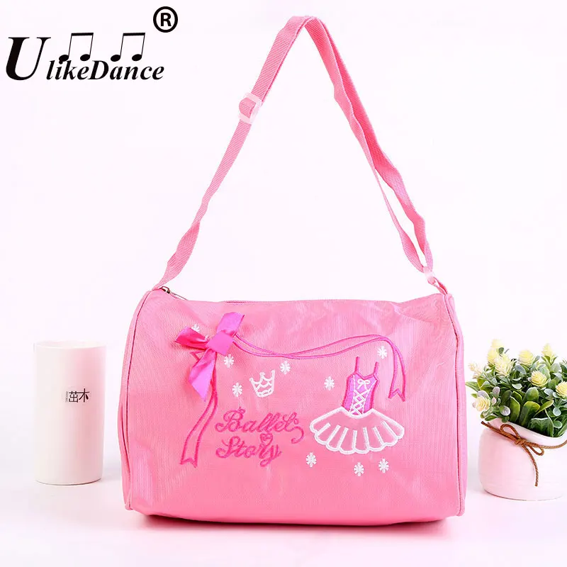 UlikeDance Dance Bag for Girl Dance Ballet Bags For Children Ballet Tutu Ballerina Shoulder Bag Kid Embroidered Dancing Handbags