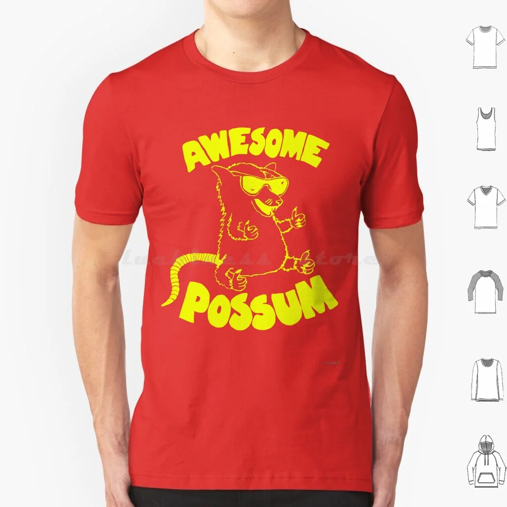 Awesome Possum T Shirt Big Size 100% Cotton Awesome Possum Possum Awesome Possum Louis Comedy Stand Up Comedy Comedian Tv