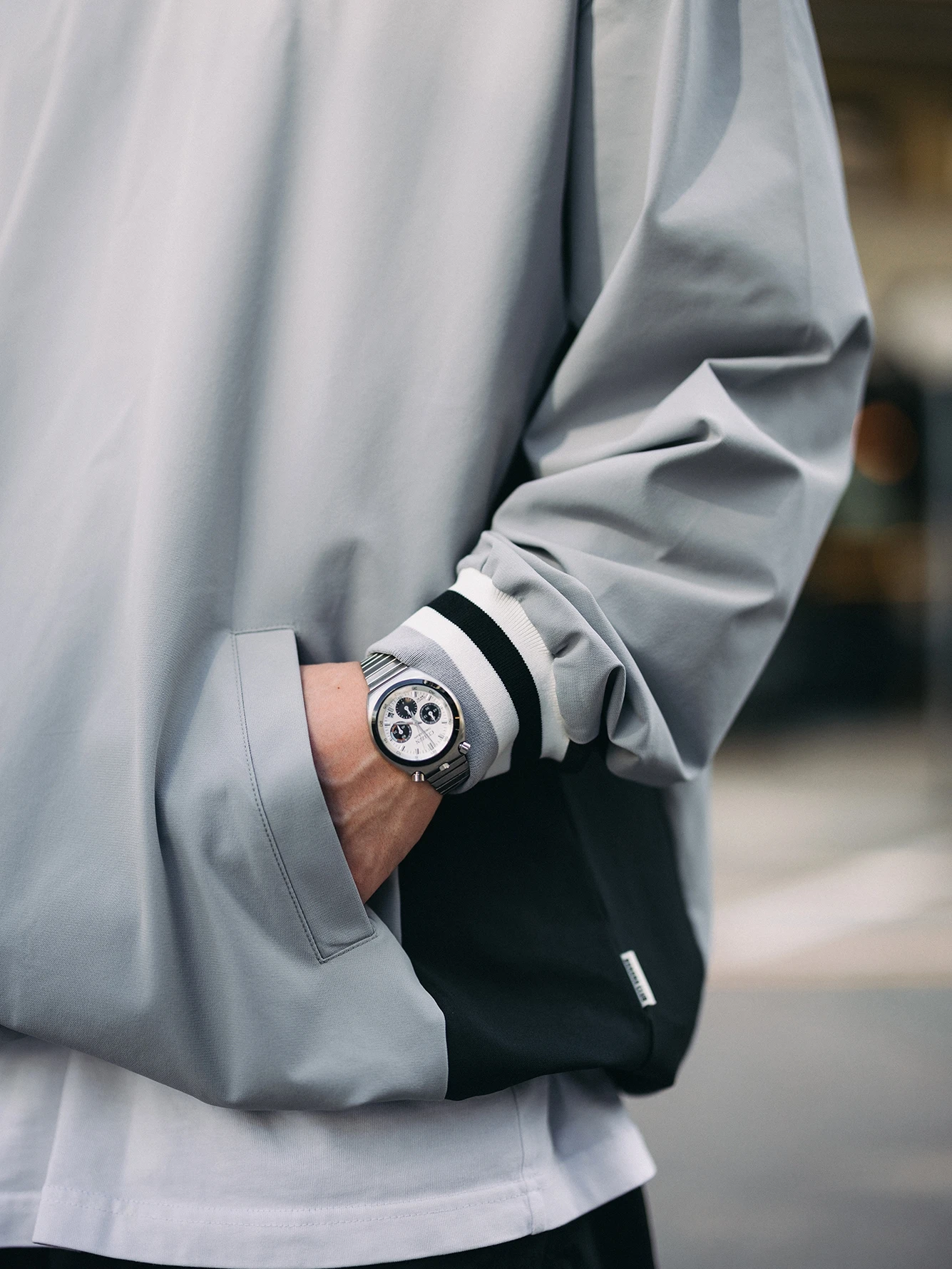 

BananaClub Loose Fit V-Ne Long Sve Sweatirt Spor Patchwork Hoodie Autumn Winter Youth Faion Streetwear