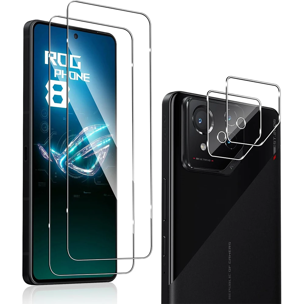 

Стекло для Asus ROG Phone 8, чехол, закаленное стекло, Защита экрана для Asus ROG Phone8 8Pro, пленка для камеры