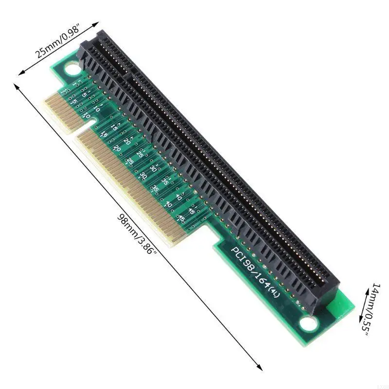 LX0B PCI-E 8X to 16X Riser Adapter for 1U 2U Support Graphics Card, Card