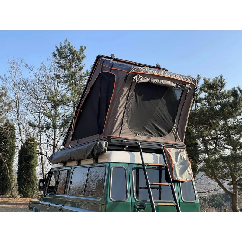 SUV Rooftop Tent High Quality 4 Season Waterproof Quick Setup Aluminum Frame Double Layer