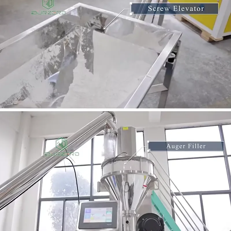 1Kg to 5kg corn flour paper bag packaging machine, rotary paper bag filling and sealing machine
