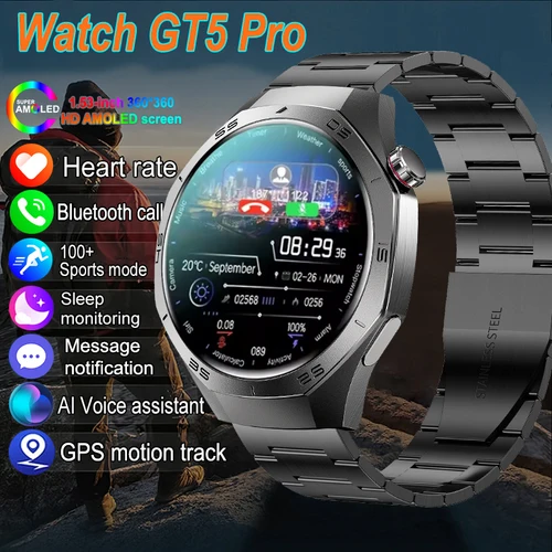Para Huawei Gt5 Pro Smartwatch Hombres 360*360 Hd Amoled