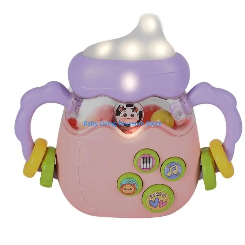 P31c giáo dục ratsle bé chai đồ chơi đồ chơi đồ chơi teether an toàn cho trẻ sơ sinh ánh sáng đồ chơi mọc răng