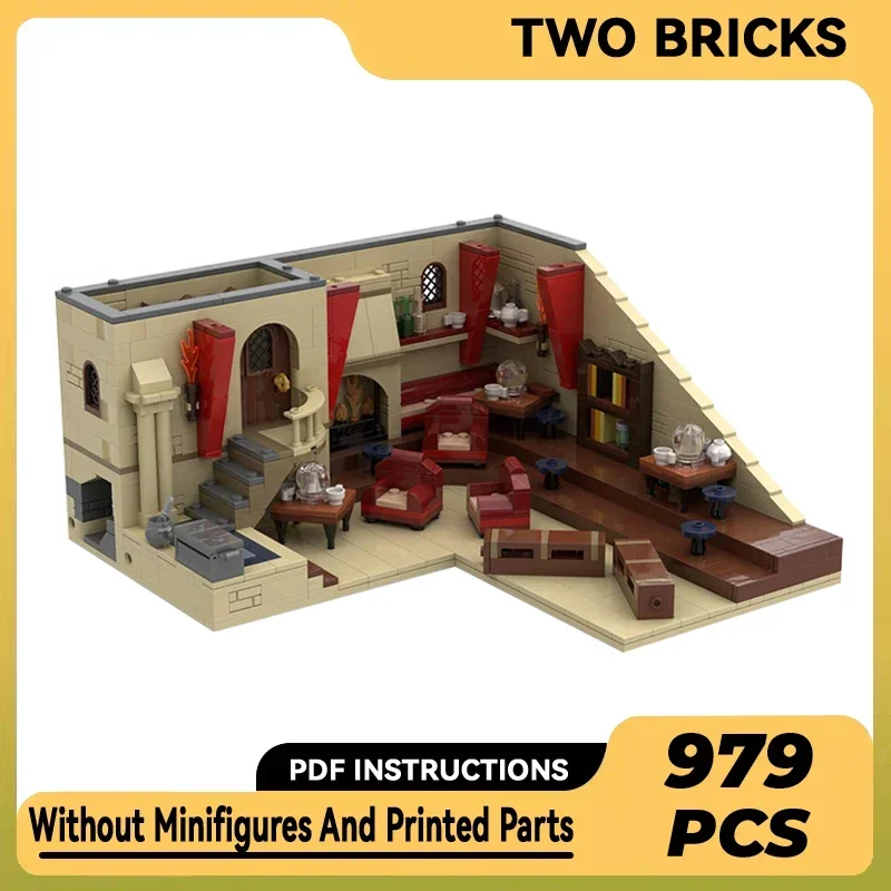 Magical School Movie Model Moc Building Bricks Divination Classroom Technology Blocks Gifts Christmas Toys DIY Sets Assembly