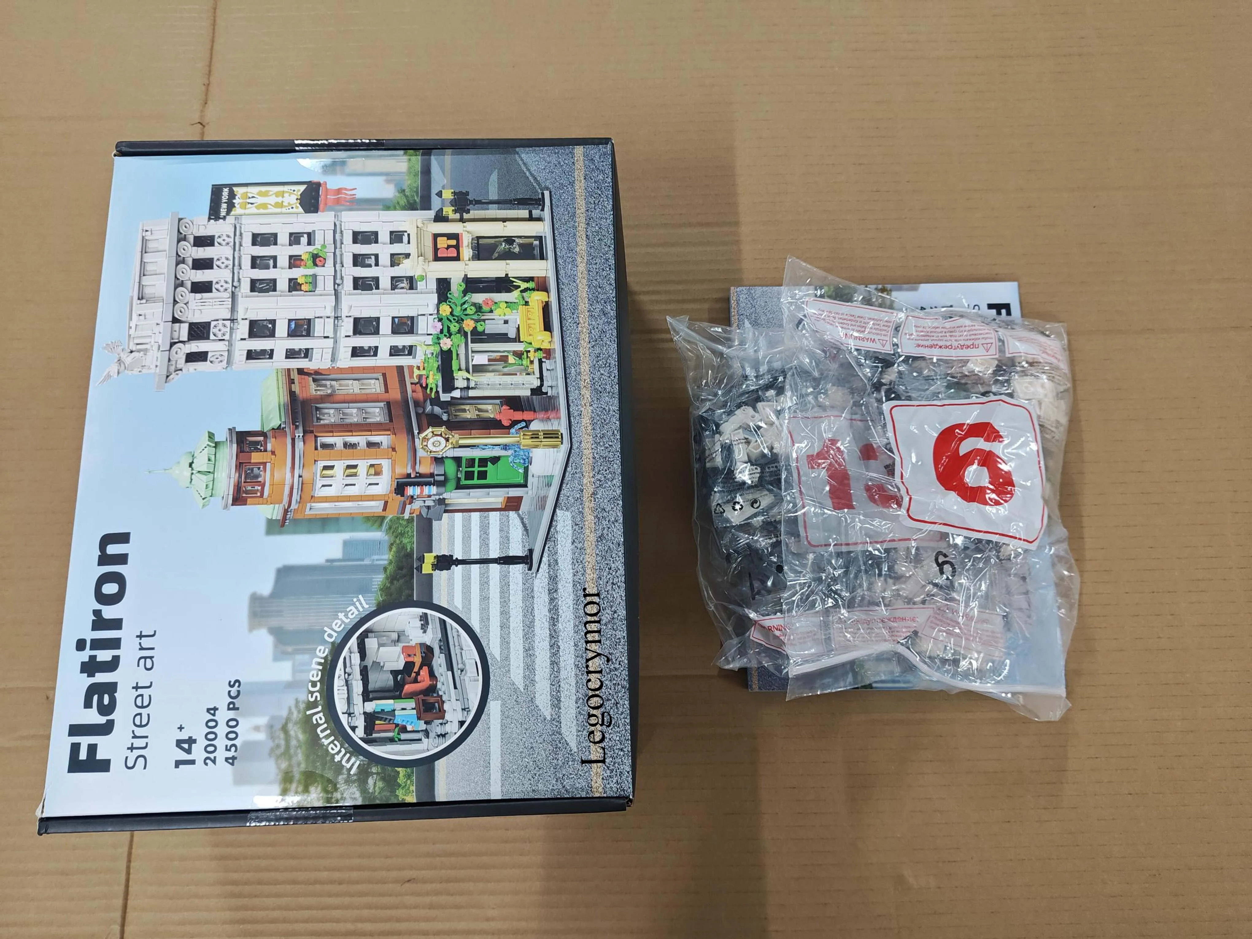 Legocrymor Flatiron Building Set - New York City Architecture Construction Kit, Famous Landmarks American Street View Model 4500