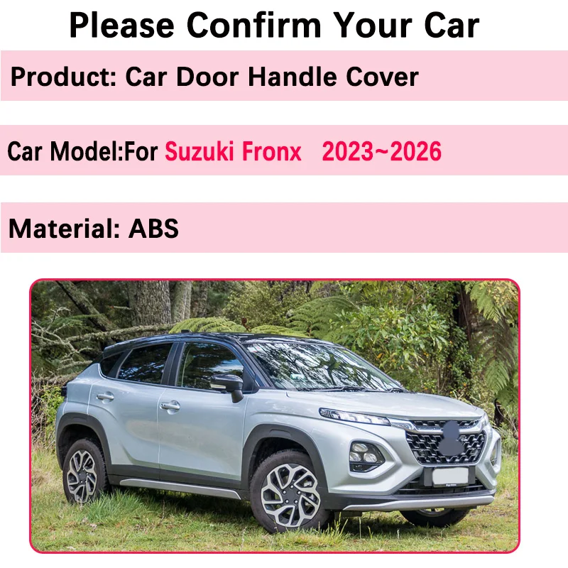 For Suzuki Fronx WDB3S 2023 2024 2025 2026 Car Door Handle Cover Protective Sticker Scratch-resistant Dedicated Car Accessories