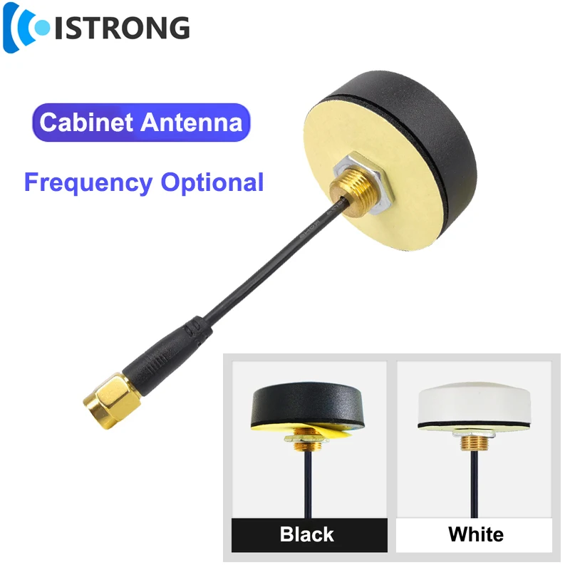 2.4G/WiFi/Bluetooth White Waterproof Antenna 4G/GSM/GPRS Cabinet Antenna Outdoor Long Range Signal Booster Amplifier SMA Male 1m