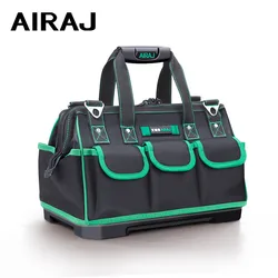 Airaj Multifunctionele Tool Tas Grote Capaciteit Oxford Canvas Waterdichte Tas Slijtvaste Tool Reparatie Opslag Elektricien Zak