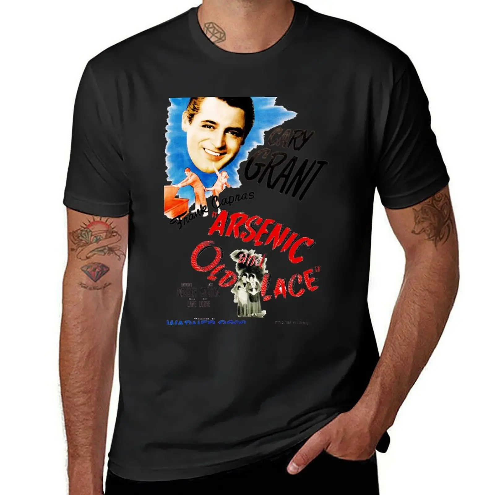 Arsenic and Old Lace T-Shirt aesthetic clothes customs design your own vintage oversized Men's t shirts