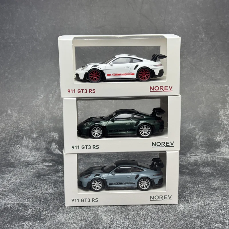 NOREV Diecast 1/43 مقياس بورش 911 سبيكة سيارة نموذج بورش 911 GT3 RS 2022 لعب المركبات عرض مجموعة هواية اللعب