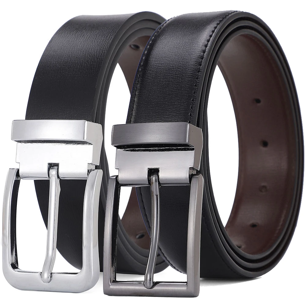 Pin Gesp Lederen Riemen voor Mannen Hoge Kwaliteit heren Lederen Riem Mannelijke Designer Tailleband Man Jeans Mode Luxe Merken 3.3 cm