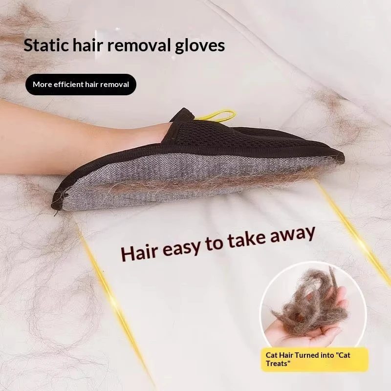 Pet Grooming Gloves for Dogs And Cats Hair Remover Brush Kitten Cleaning Glove Sofa Carpet Clothes Pet Hair Removal Pet Supplies view 5