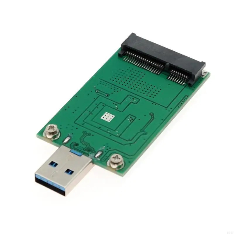 Highly Speed mSATA Adapter Card USB3.0 to mSATA Adapter for External SSDs Use