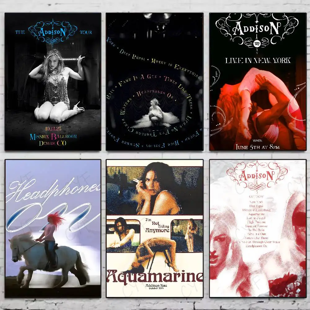 شعبية الموسيقى المغني أ-أديسون راي المشارك عالية الجودة النوم غرفة المعيشة الجمالية الجدار الديكور اللوحة ملصقات هدية #1