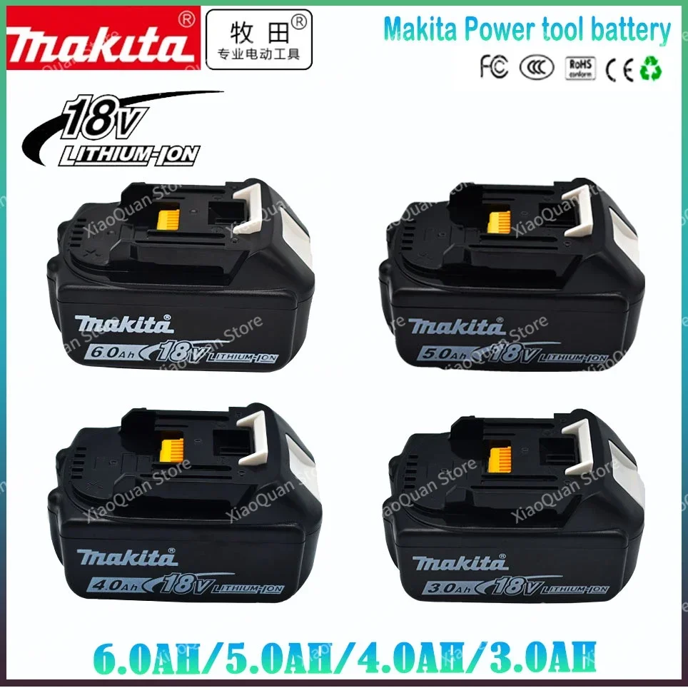 

Original 100% Makita 6Ah/5Ah/3Ah Reliable for Makita 18V Battery BL1830B BL1850B BL1850 BL1840 BL1860 BL1815 Replacement Battery