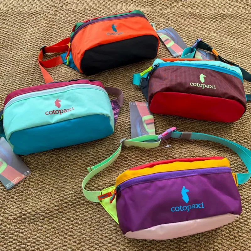 1.5/3L Cotopaxi عبر الجسم الدوبامين الصدر ماكياج حقيبة أدوات الزينة في الهواء الطلق موضة حقيبة كتف زوجين الخصر جيوب حقيبة مهرجان هدية