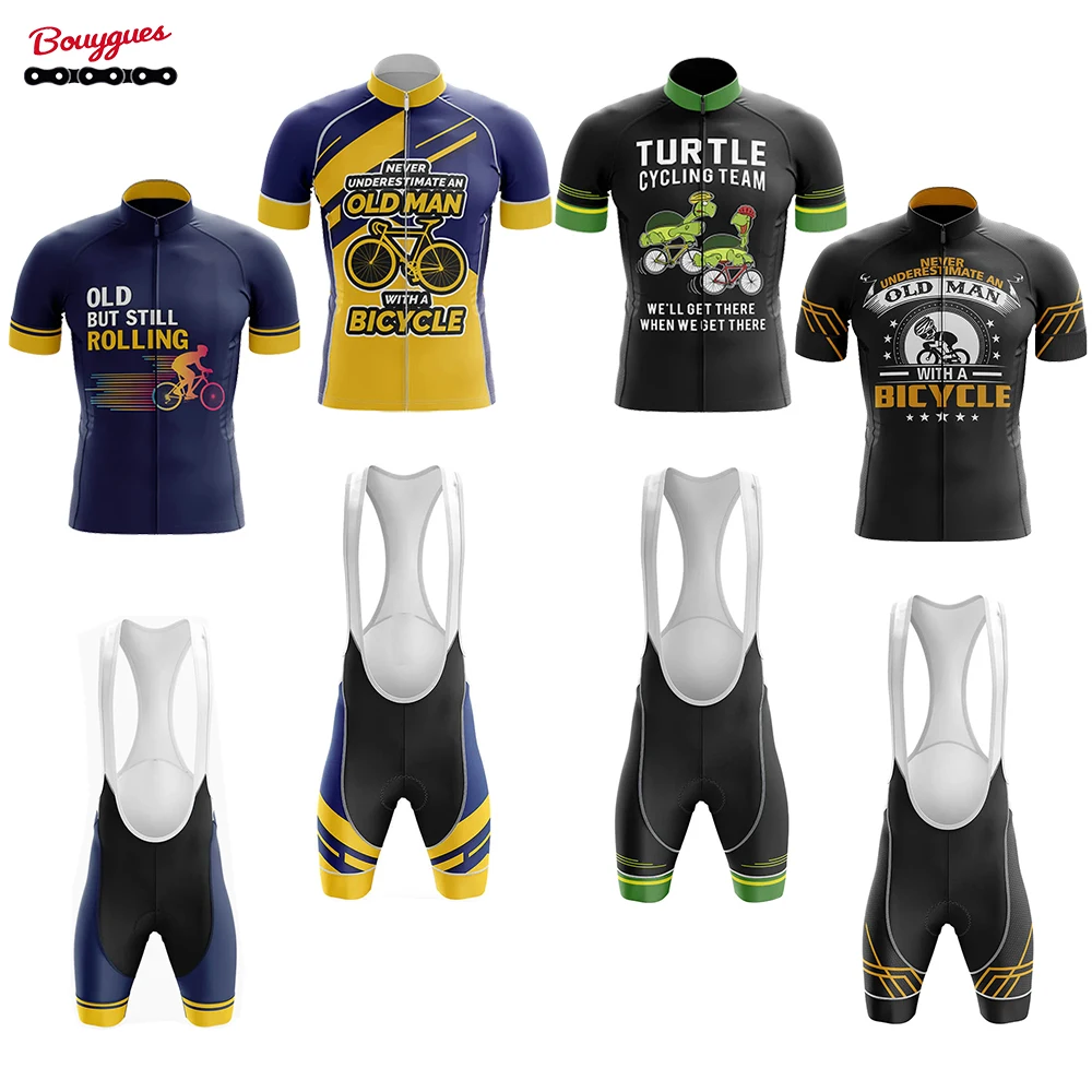 Conjunto de Jersey de Ciclismo de equipo Retro, Ropa de Ciclismo de verano, Ropa para bicicleta de montaña, uniforme, Maillot, Ropa de Ciclismo para hombre, traje de Ciclismo