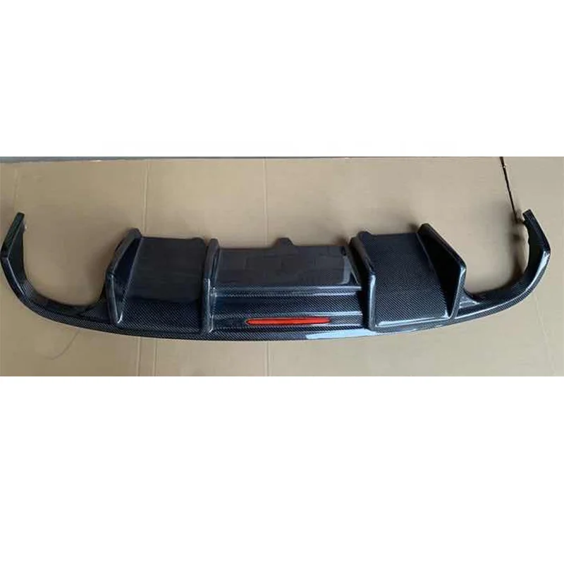 

High Quality KB Style Car A4 Sline S4 Carbon Fiber Rear Diffuser Rear Bumper Bottom Lip for S4 A4 B8.5 2013 2014 2015 2016