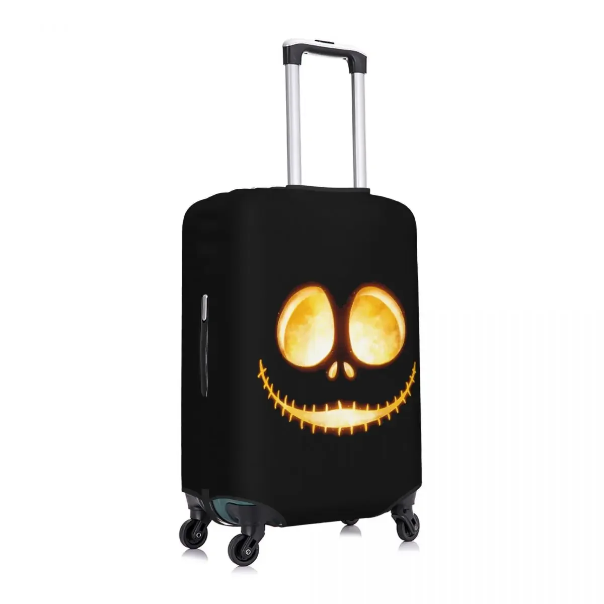 Custom Nightmare Before Christmas Luggage Cover Protector Halloween Movie Jack Skullington Travel Suitcase Covers for 18-32 Inch